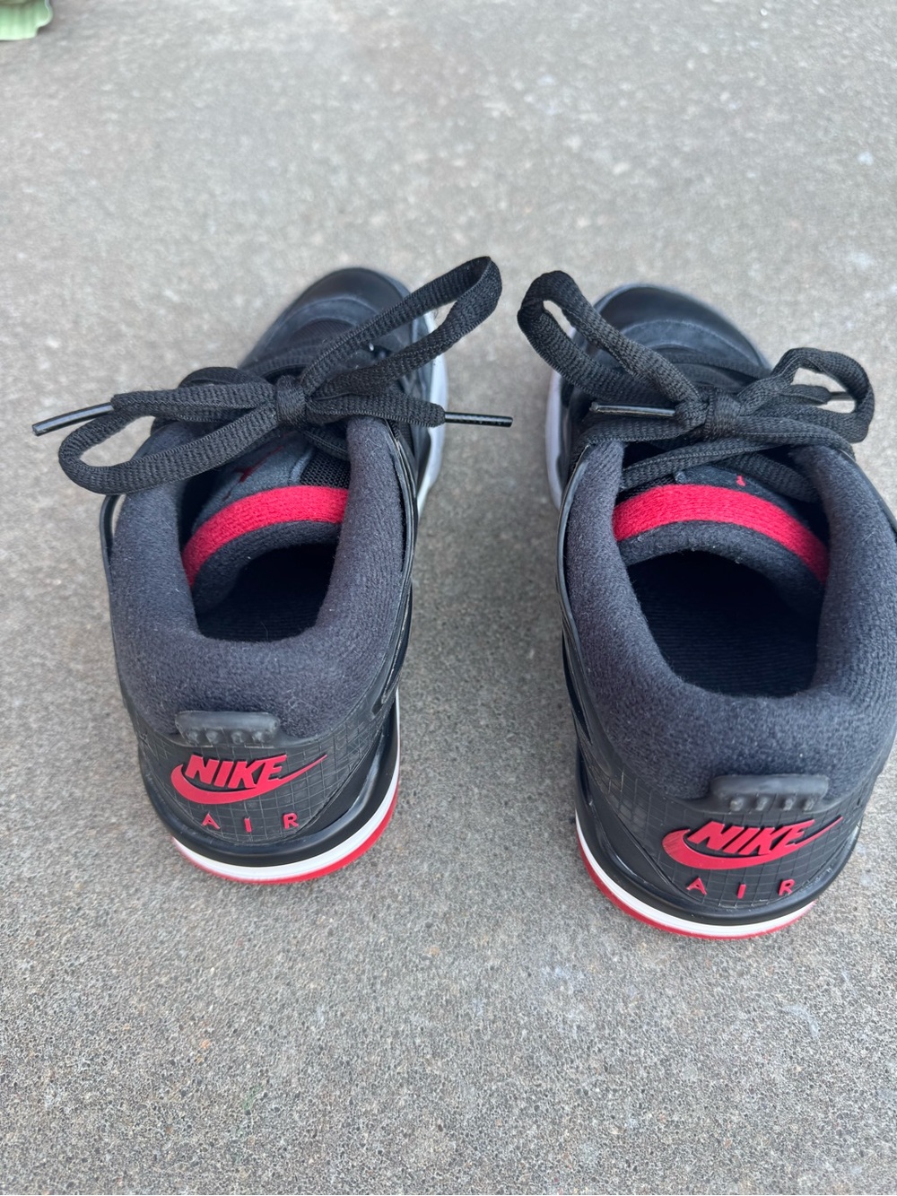 Nike Kids Black and Red Air Sneakers